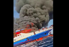 Kepanikan Penumpang KM Becelona V Saat Api Membesar Dalam Kabin, 280 Penumpang Terombang Ambing di Laut