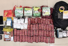 Peredaran Narkotika 27 Kg Sabu dan 5.000 Happy Five dalam Kemasan Teh China Diungkap, 2 Pengedar Dibekuk