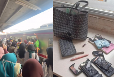 Detik-Detik HP Penumpang KRL Meledak dan Berasap di Stasiun Rawa Buntu, Bikin Panik Satu Gerbong