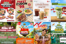 45 Promo HUT ke-81 RI 2026 Makanan Minuman hingga Tiket Wisata Gratis, Buruan Serbu!