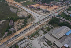 Simpang Intersection Siak Tol Lingkar Pekanbaru Bakal Dibangun, Jalan Lintas Sumatera KM 09+800 Diterapkan Pengalihan Jalur