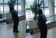 Viral Wanita Petugas Kebersihan Diduga Kesurupan 'Pocong' di Terminal 3 Soekarno-Hatta