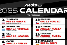 Jadwal MotoGP 2025, Mandalika Indonesia DIgelar Jelang Akhir Tahun