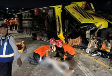 Bus Pariwisata Remuk Terguling di Tol Semarang, 15 Tewas: Rombongan dari Jatiasih Bekasi