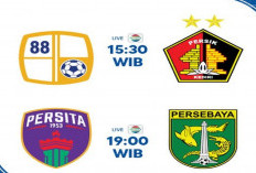 Jadwal Siaran Langsung Liga 1: Barito Putera vs Persik Kediri dan Persita vs Persebaya