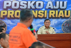 Prabowo Kirim Tambahan 700 Unit Oksigen untuk Petugas Karhutla