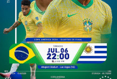 Link Live Streaming Uruguay vs Brasil Copa America 2024, Selecao Harus Waspada!