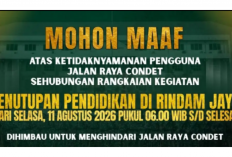 Ada Upacara Penutupan Pendidikan di Rindam Jaya Pagi ini, Pengendara Diimbau Hindari Jalan Raya Condet