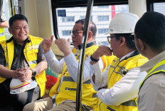 Jajal LRT Pegangsaan Dua-Manggarai, Pramono: Progresnya Sudah 95 Persen
