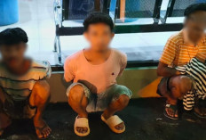 Patroli Brimob PMJ di Jakut, Tiga Pria Diamankan Usai Sembunyikan Sabu di Jok Motor