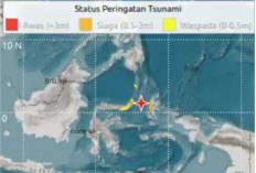 Gempa Bumi M7,6 Guncang Bitung Sulut, BMKG: Berpotensi Tsunami!