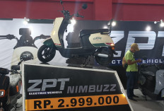 PEVS 2024: ZPT Nimbuzz, Motor Listrik Murah Seharga Rp 2,9 Juta dengan Jarak Tempuh 70 Km