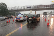 Atas Diskresi Kepolisian, Jasa Marga Berlakukan Contraflow di Tol Cikampek KM 55-KM 47 Arah Jakarta