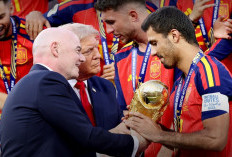 Aksi 'Nyeleneh' Donald Trump di Final Piala Dunia 2026 Viral, Bikin Canggung Saat Spanyol Angkat Trofi