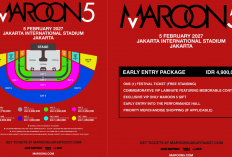 Daftar Harga Tiket Konser Maroon 5 di Jakarta 2027, Mulai Rp1,25 Juta Sebelum Pajak
