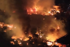 Penampakan Udara dari Lokasi Kebakaran SPBE Cimuning, Perumahan BTR Sempat Mati Listrik