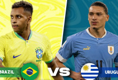 Link Live Streaming Brasil vs Uruguay Kualifikasi Piala Dunia 2026 zona CONMEBOL, KickOFF: 07.45 WIB