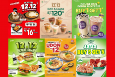7 Daftar Promo Makanan dan Minuman Spesial 12.12 Desember 2025, Ada Marugame Udon hingga Chatime