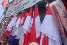 Merah Putih Mulai Bertebaran 9 Hari Jelang 17 Agustus, Pedagang Masih Menanti Pembeli
