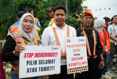 Bentang Poster, Cara KAI Daop 1 Gencarkan Sosialisasi Keselamatan Perlintasan Sebidang