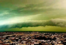 Mengerikan! Langit Dubai Berwarna Hijau Saat Hujan Badai dan Bencana Banjir