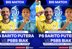 Link Live Streaming Barito Putera vs PSBS Biak di Liga 1 Hari Ini 8 Desember 2024, Kick Off Pukul 15.30 WIB