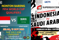 154 Lokasi Nobar Timnas Indonesia vs Arab Saudi di Berbagai Kota, Ada di Jakarta, Bandung, Surabaya, hingga Makassar