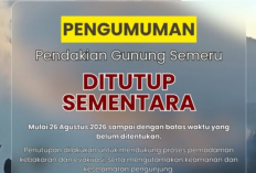 Jalur Pendakian Gunung Semeru Ditutup Total akibat Karhutla, 170 Pendaki di Ranu Kumbolo Terjebak