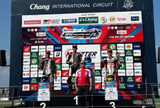 Bikin Bangga, Pembalap Muda Indonesia Raih Podium Tertinggi di Thailand