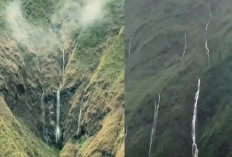 Puluhan Air Terjun Muncul di Bukit Sembalun Lombok, Penampakannya Bikin Heboh!