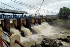 Bogor Mendung, Cek Update Status Ketinggian Air di Bendung Katulampa 
