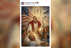 Postingan Trump Mirip Yesus Dihapus dari Akun Truth Setelah Dihujat Warga Dunia: Itu Pekerja Palang Merah