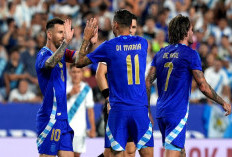 Pertandingan Persahabatan: Argentina Hajar Guatemala 4-1, Lionel Messi Cetak Brace
