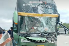 Bus ALS dan Truk Terlibat Kecelakaan di Tol Palembang, Netizen: Innalillahi Yah Baru Rilis