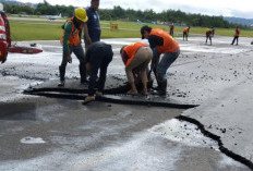 Bandara DEO Alami Kerusakan Runway, Penerbangan ke Sorong Sempat Ditunda