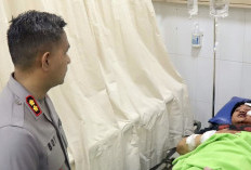 Kapolres Tangsel Jenguk 13 Orang Jadi Korban Ledakan Pasar Cimanggis