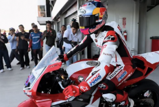 Veda Ega Pratama Geber Honda CBR600 di Sirkuit Mandalika, Siap Menggila Balapan Moto3 Aragon!