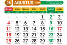 Kalender Jawa Bulan Agustus 2024 Lengkap dengan Weton dan Hari Baik yang Penuh Rezeki