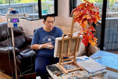 SBY Dirawat di RSPAD Gatot Subroto, Tetap Melukis Meski Tangan Diinfus