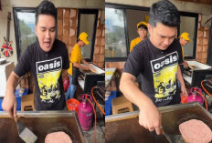 Banting Setir! Aldi Taher Jualan Burger, Tayangan TikTok Tembus Sejuta Views