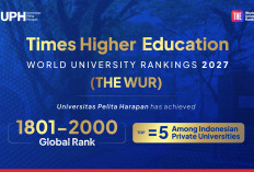 UPH Masuk Top 5 PTS Indonesia di THE WUR 2027, Kualitas Penelitian hingga Kolaborasi Global Jadi Kekuatan   