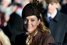 Gaya Kerajaan Inggris Rayakan Natal, Cantiknya Kate Middleton dan Charlotte Kompak dengan Outfit Cokelat 