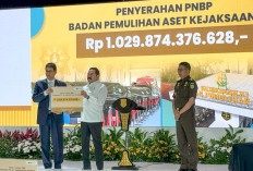 Menkeu Terima PNBP Rp1,03 Triliun dari Kejagung, Hasil Pemulihan Aset Korupsi dan Lelang Negara