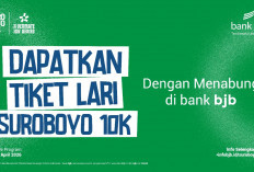 Wow! bank bjb Dorong Gaya Hidup Sehat Lewat Program Suroboyo 10K