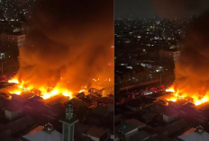 Kebakaran Besar Kepung Rumah Warga Kemayoran Jakpus, Terdengar Suara Ledakan