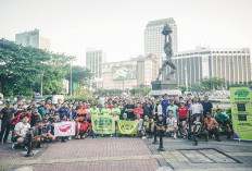Persebaya Kembali Sebarkan Virus Perdamaian Antar Suporter di Jakarta Lewat Jersey Run