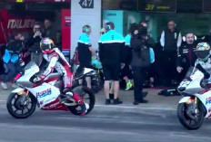 Veda Ega Posisi 13 FP2 Moto3 Catalunya, Danish Terlempar ke Posisi 6