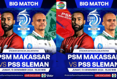 Link Live Streaming PSM Makassar vs PSS Sleman di Liga 1 Hari Ini 13 Desember 2024, Kick Off Pukul 15.30 WIB