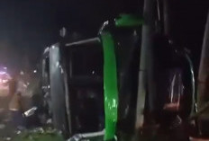 Kronologi Bus Pariwisata Kecelakaan di Subang, Diduga Oleng saat Turunan