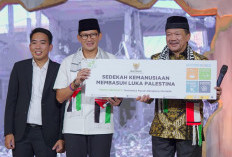 Sandiaga Uno Bersama Baznas RI Salurkan Infak Kemanusiaan Untuk Palestina